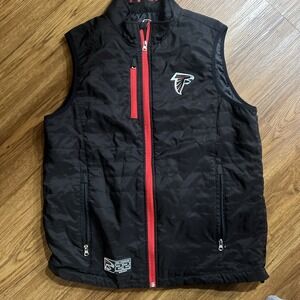 Atlanta Falcons Womens 2022 Member Exclusive Full-Zip Vest Black L, Dirty Birds
